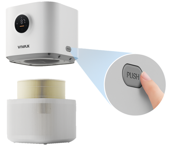 VIVAX HOME Pročišćivač zraka AP 250M W AERIS Compact