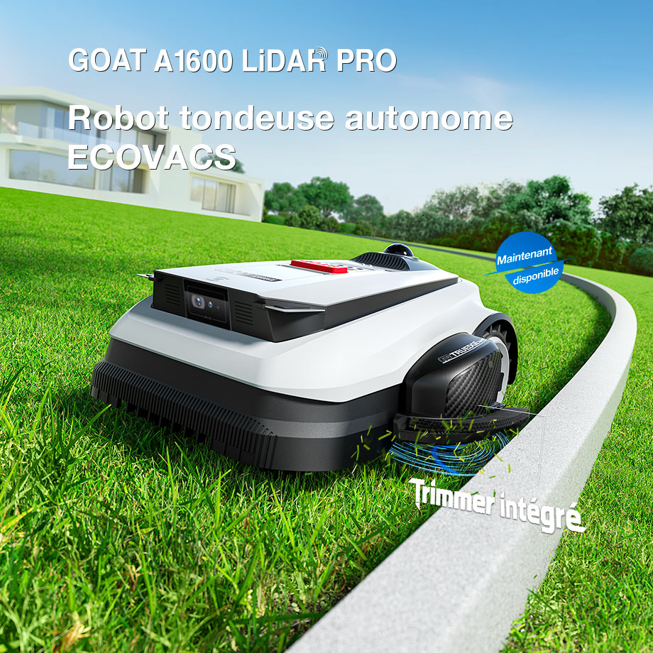 ECOVACS GOAT A1600 LiDAR PRO robotska kosilica