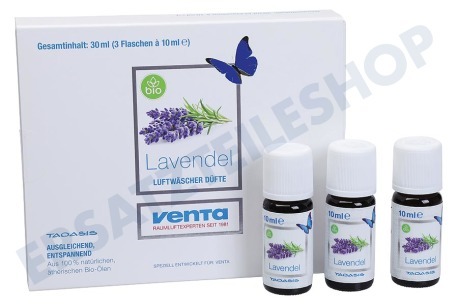 VENTA Bio eterično ulje lavanda 3x10ml