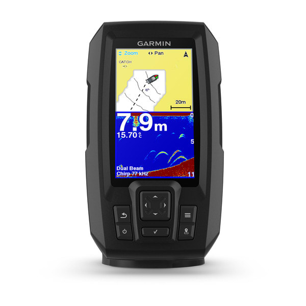 GARMIN STRIKER Plus 4 s krmenom sondom CHIRP 77/200 kHz (4 pin), GPS fishfinder