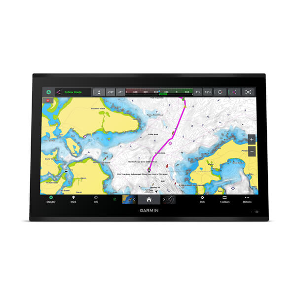 GARMIN GPSMAP 9027, 27" 4K GPS plotter za brod