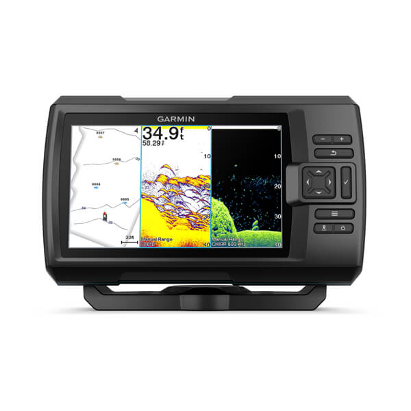 GARMIN STRIKER Vivid 7cv sa krmenom sondom GT20 TM (CHIRP 77/200 kHz, ClearVü, 4 pin), GPS fishfinder