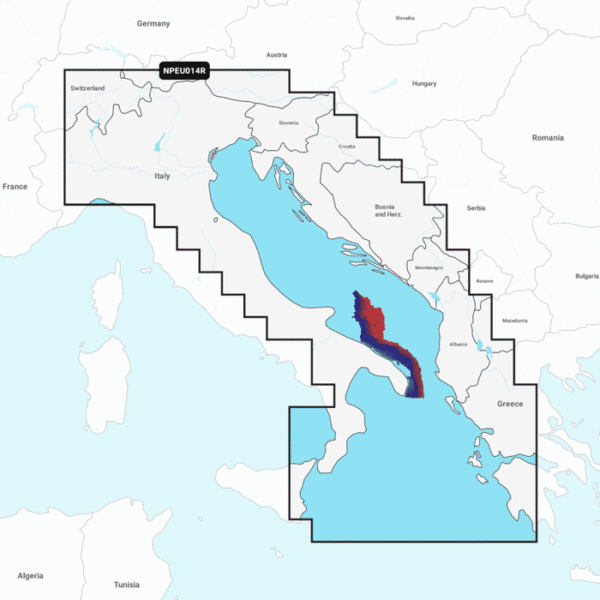 GARMIN Navionics Platinum Plus NPEU014R, Italy Adriatic Sea kartica